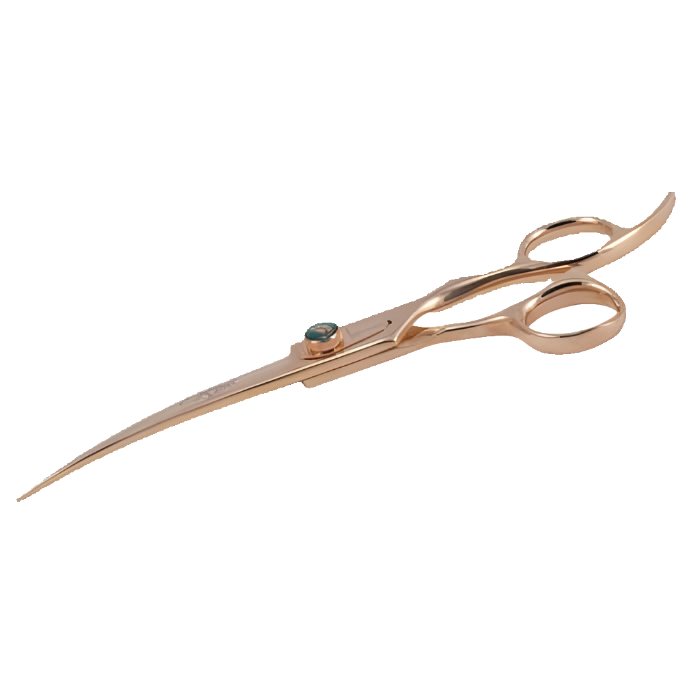 Kenchii-rose-gold-straight-shear-7-curved