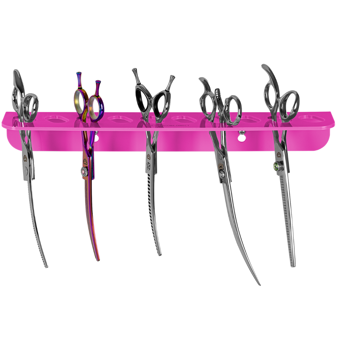 PSDHotPinkAcrylicOrganizerScissorsHolder10WallMount