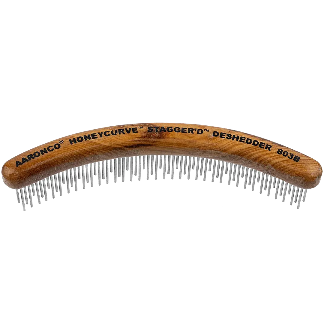 aaronco-7inch-honeycurve-staggered-pins-comb-803b