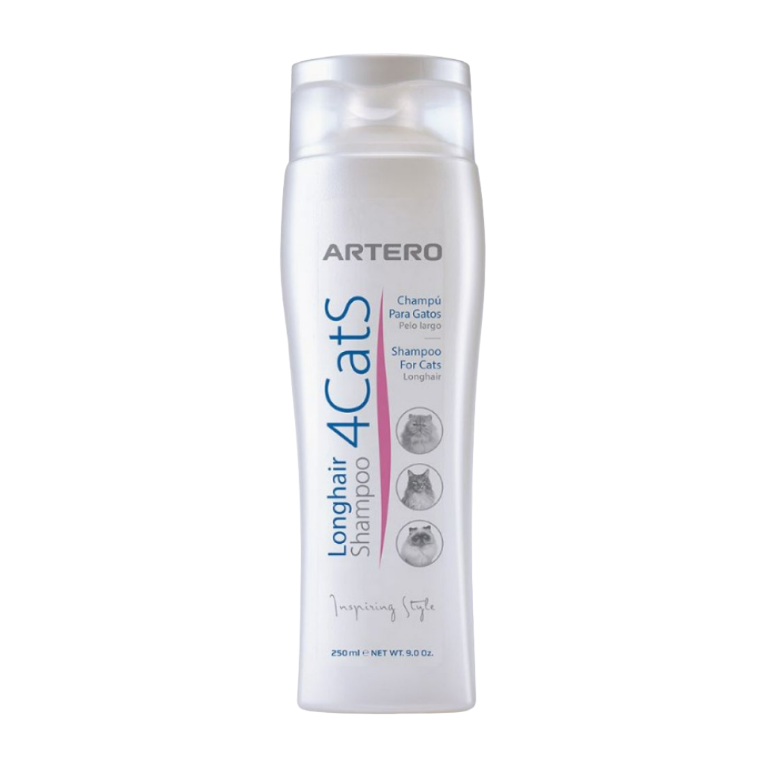 artero-4cats-long-hair-shampoo-9oz-for-grooming