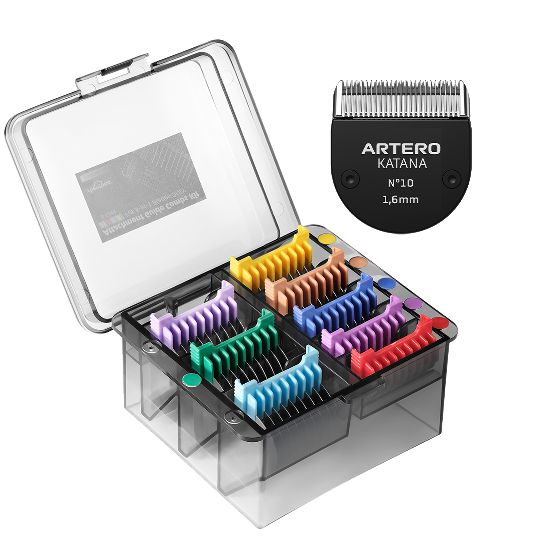 artero-metaplex-8pc-metal-comb-set-with-katana-blade-for-reaktor-spektra