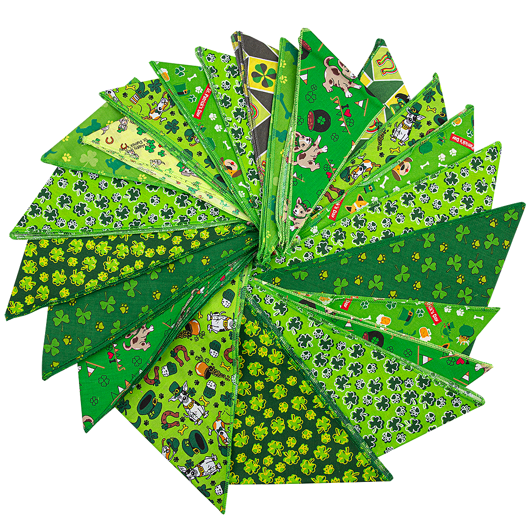 bandanas-unlimited-st-patricks-day-assorted-bandanas-for-dogs