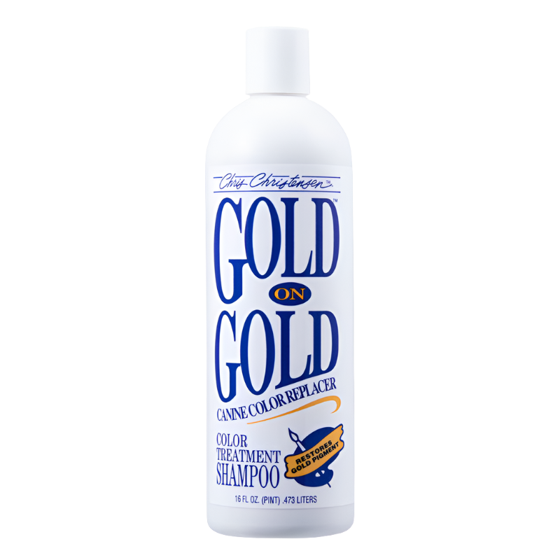 chris-christensen-gold-on-gold-shampoo-16oz-for-dog-grooming