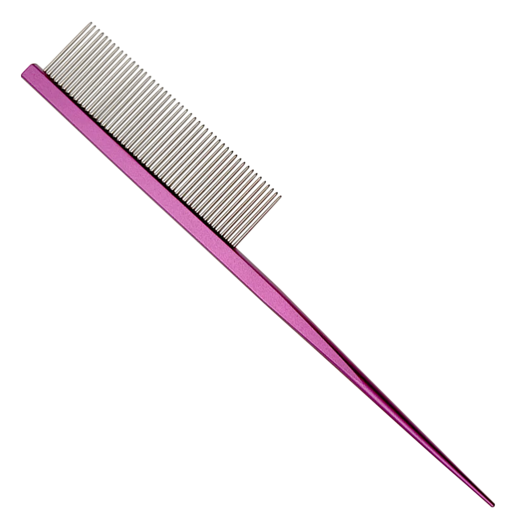 chris-christensen-parting-comb-fine-tooth-purple-for-dog-grooming