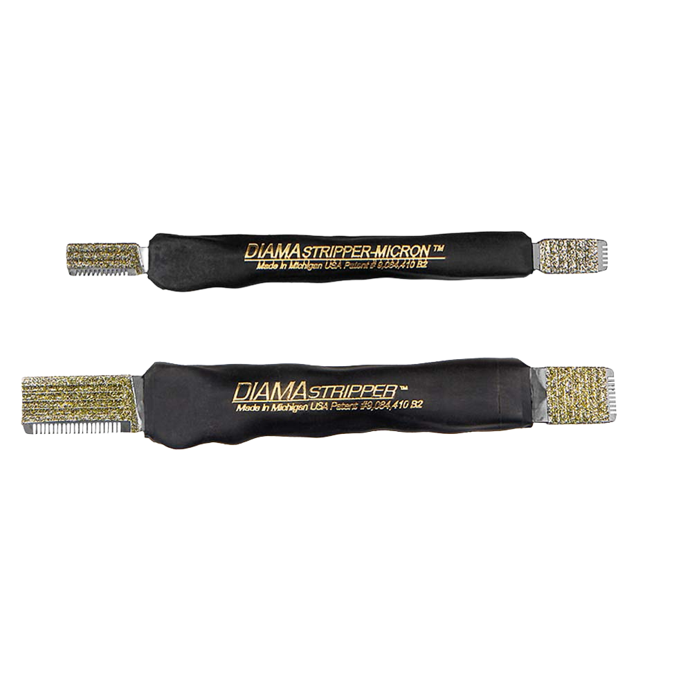 diama-diamastripper-micron-and-revolution-set-with-teeth-for-dog-grooming