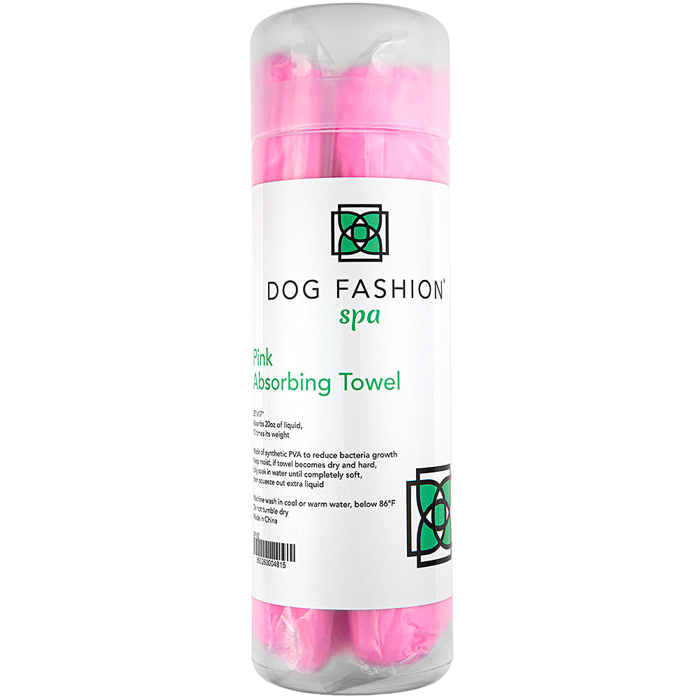dog-fashion-spa-absorption-towel-pink-for-dog-grooming