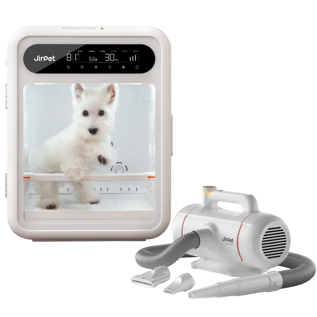 jirpet-f1-cabin-dryer-and-twin-titan-force-dryer-for-dog