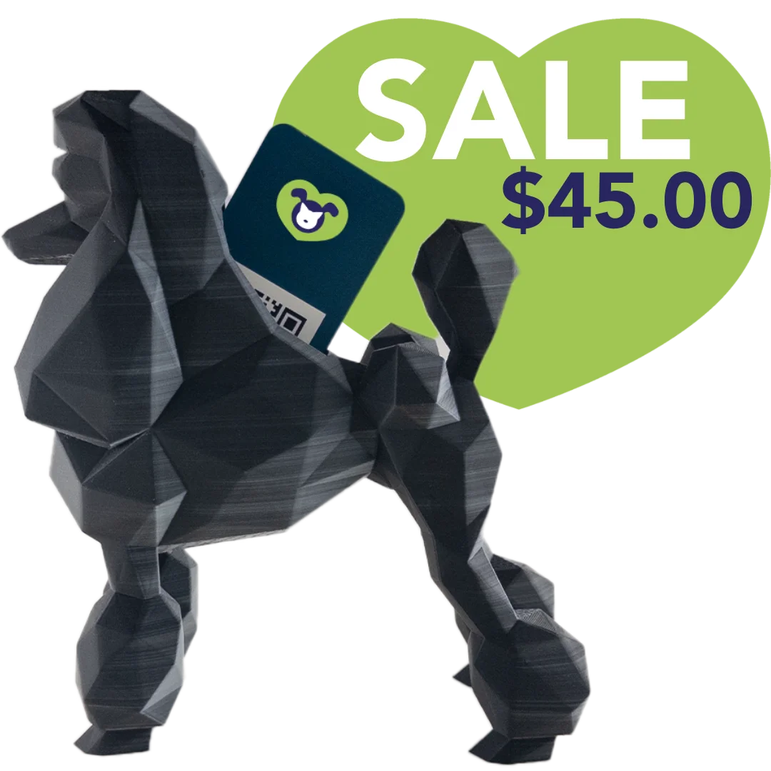 kumpe3d-poodle-business-card-holder-matte-black-white