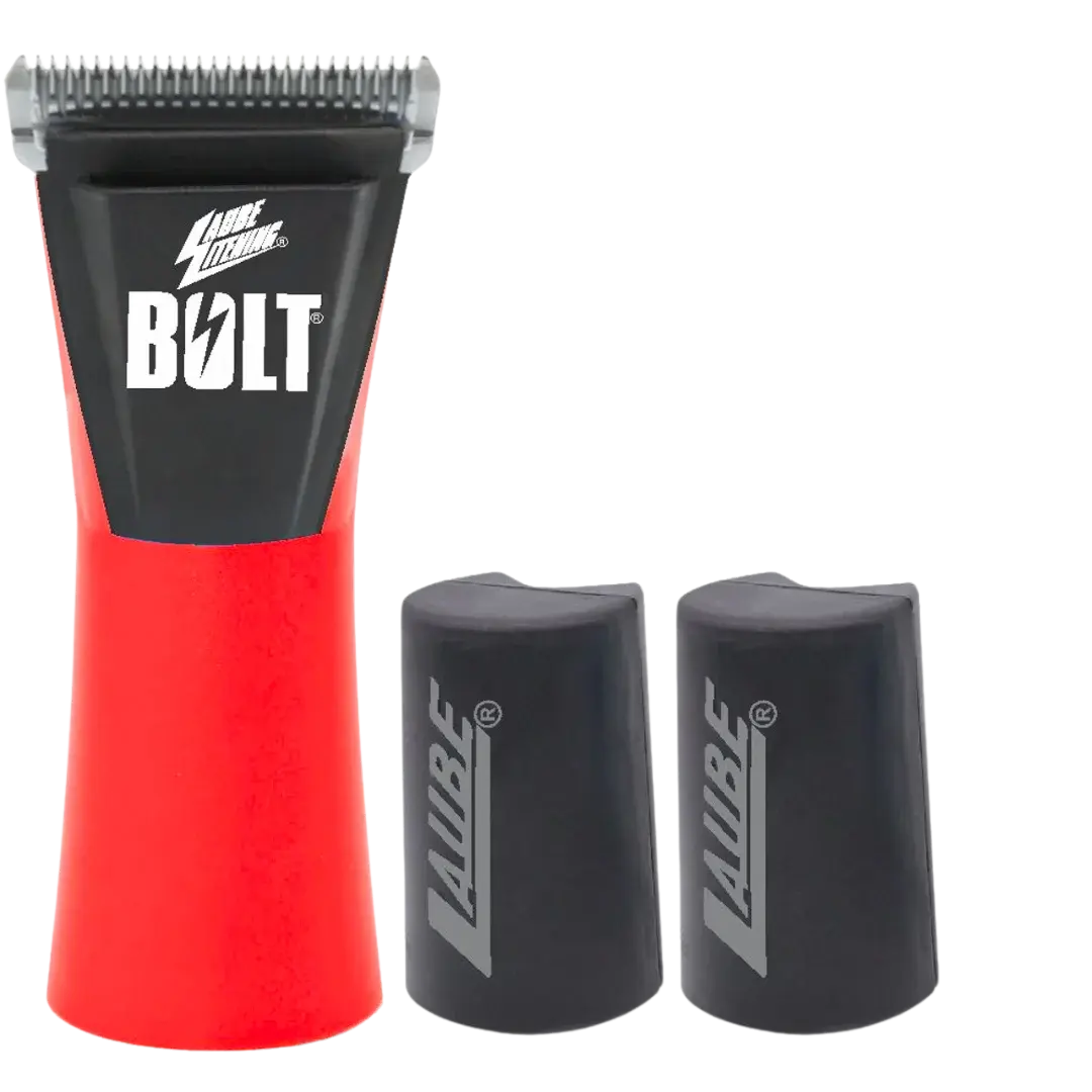 laube-bolt-cordless-2-speed-clipper-red-with-two-batteries