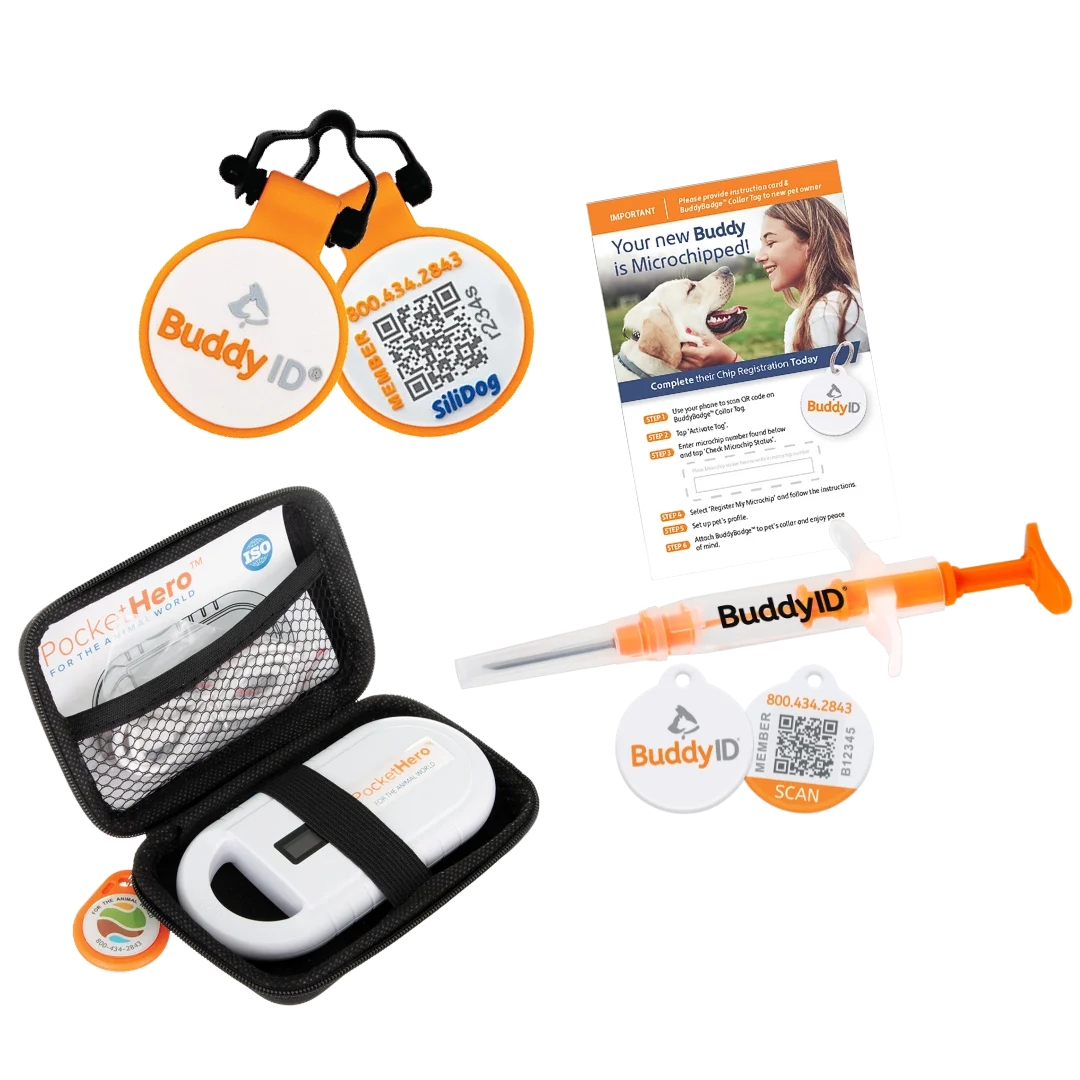 microchip-complete-protection-system-with-pocket-hero-reader-and-silent-collar-tag-by-buddyid