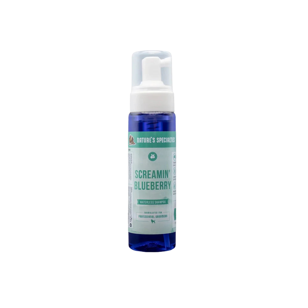 natures-specialties-screamin-blueberry-waterless-shampoo-7-5oz-for-dog-grooming