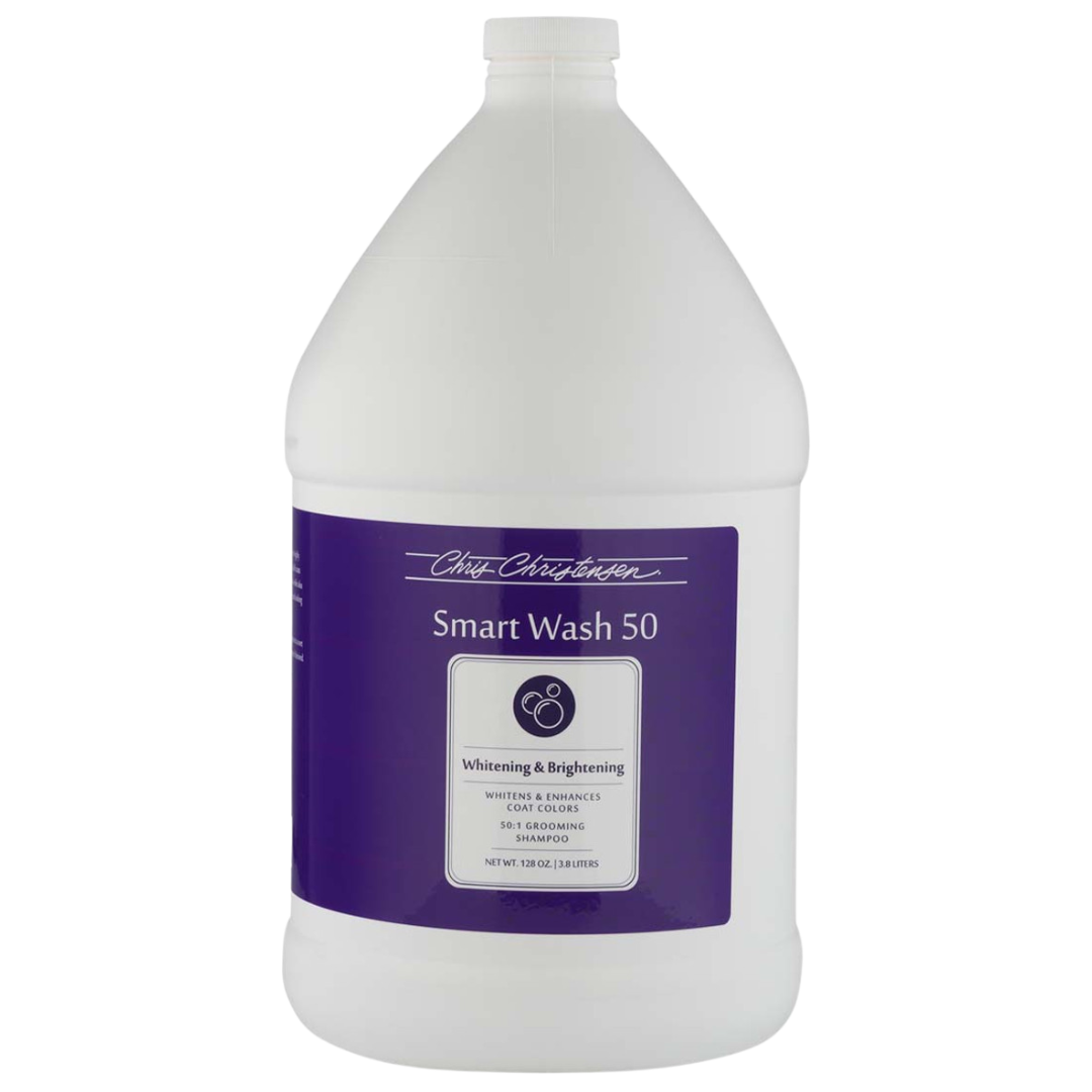 smart-wash50-whitening-brightening-grooming-shampoo-gallon-for-dog-grooming-by-chris-christensen