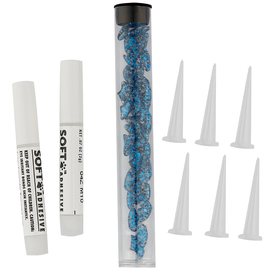 soft-claws-blue-sparkle-feline-medium-nail-cap-for-cats