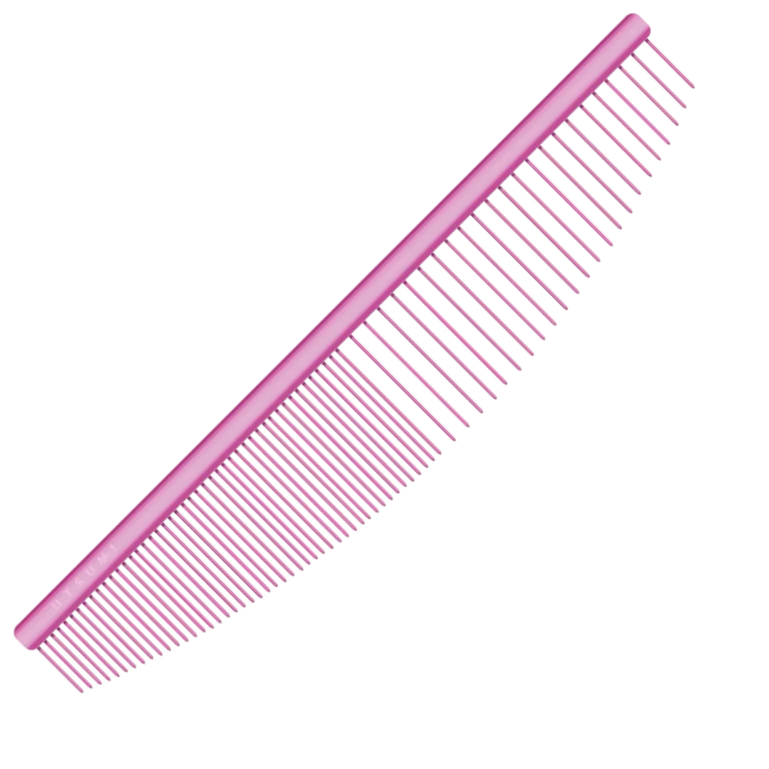 utsumi-6inch-half-moon-comb-pink
