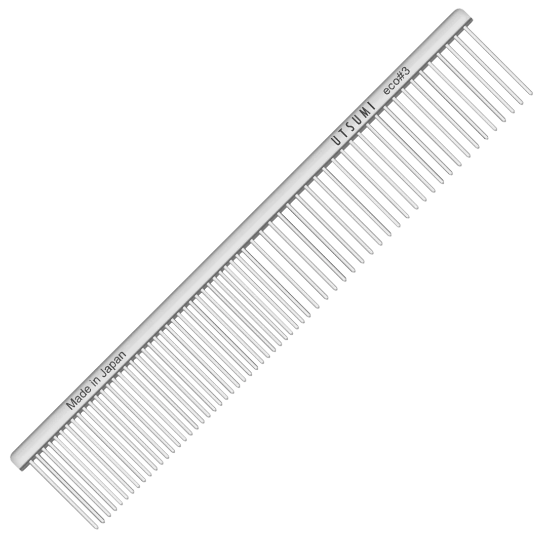 utsumi-7inch-half-half-comb-silver